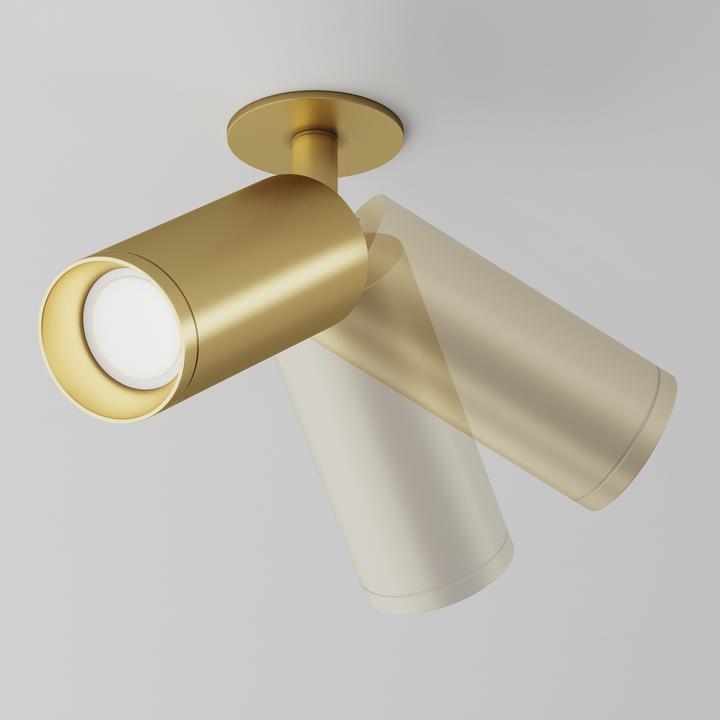 Image du produit Maytoni Focus Plafonnier GU10 orientable, pivotant Or mat Aluminium (GU10)