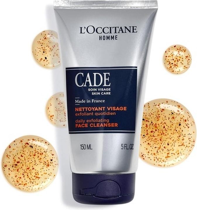 Immagine prodotto L'Occitane Homme Cade Detergente Viso 150ml - Profumo aromatico di legno - Vegan (Schiuma detergente, 150 ml)