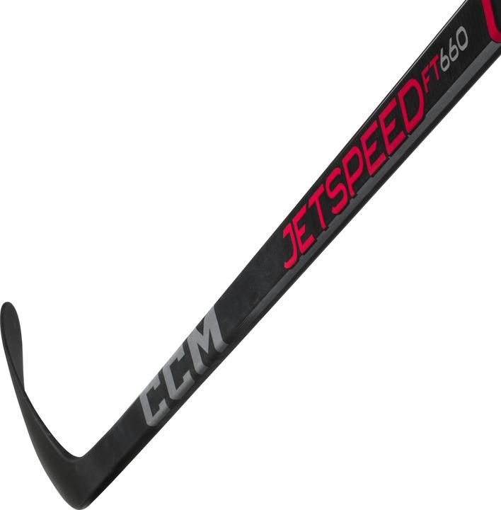 Actual product image CCM JetSpeed FT 660 INT Hockey Composite Stick (rechts, 29, INT 55 Flex) (Right)