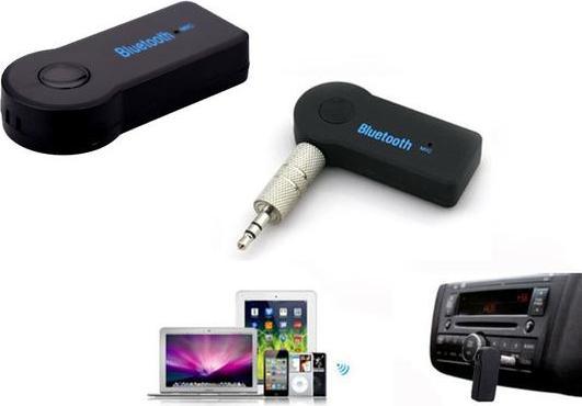 Actual product image JTI Bluetooth-AUX-Audio-Musikempfänger mit Mikrofon (Receiver)