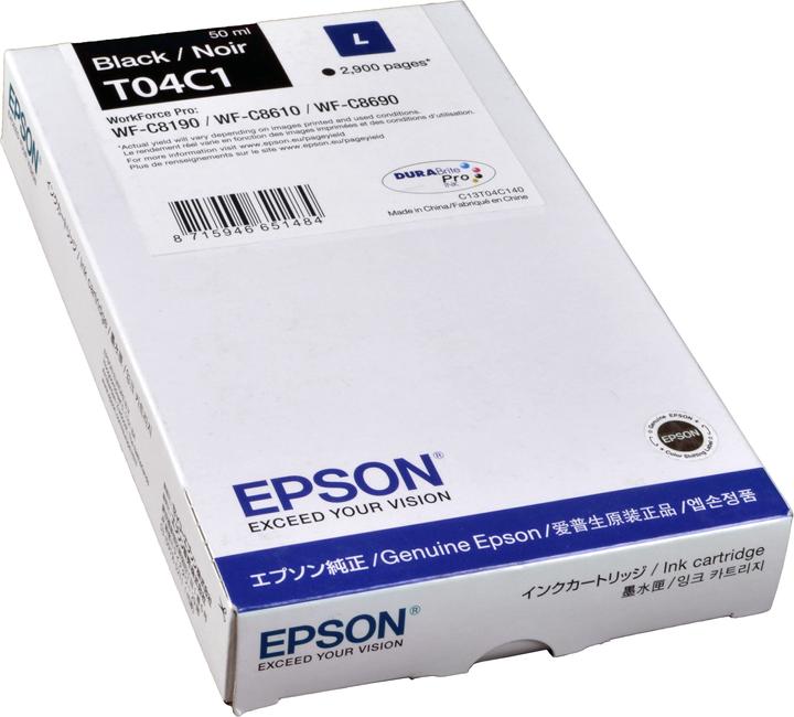 Produktbild Epson Ink Cartridge L Black T04c1 (BK)