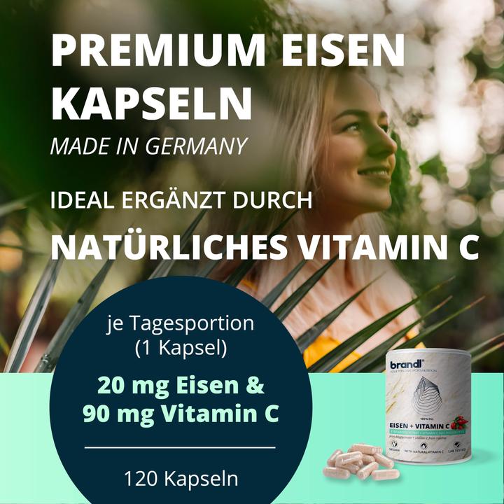 Image du produit Brandl Comprimés de fer (bisglycinate de fer) (1 pièce(s), Capsules, 60 g)