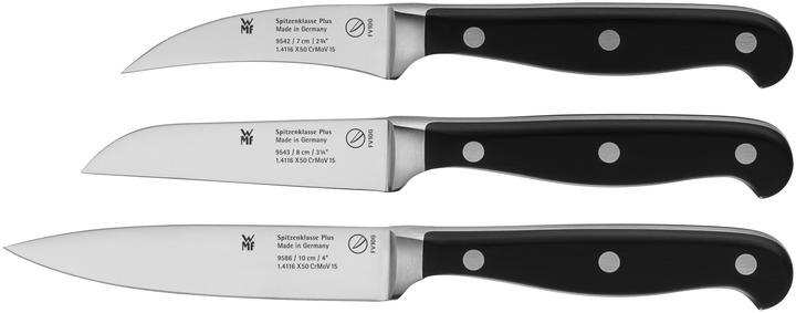 Produktbild WMF Spitzenklasse Plus Messerset 3teilig, Made in Germany, 3 Messer geschmiedet (10 cm)