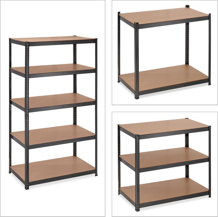 Actual product image Relaxdays Heavy duty shelf
