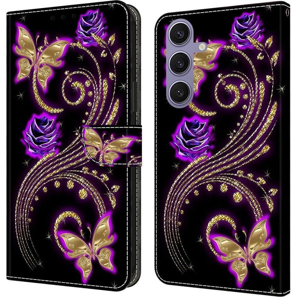 Thumbnail - Cover-Discount Galaxy S25+ Plus - 3D-Effekt Hülle Etui (Samsung Galaxy S25+), Smartphone Hülle, Blau