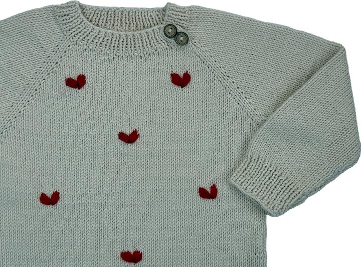 Actual product image Zemabell Premium Strickpullover "Love" (86)