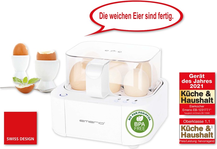Produktbild Emerio Eierkocher (EU-Stecker)