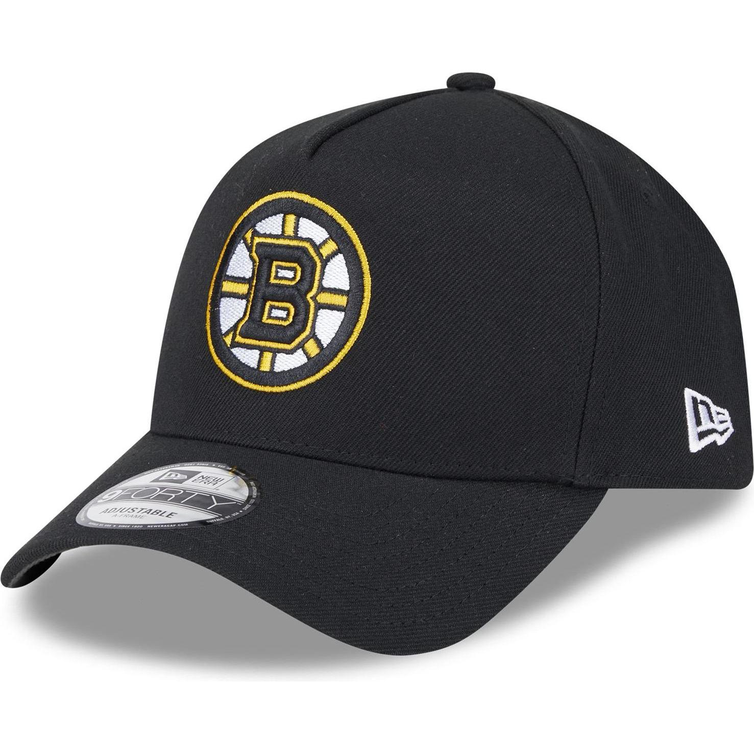 New Era, Herren, Cap, 9Forty A-Frame Cap - NHL Boston Bruins schwarz, Schwarz, (One Size)