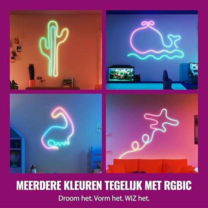 Produktbild WiZ Smart Flex Strip LED-Streifen (RGBIC, 1000 cm, Indoor)