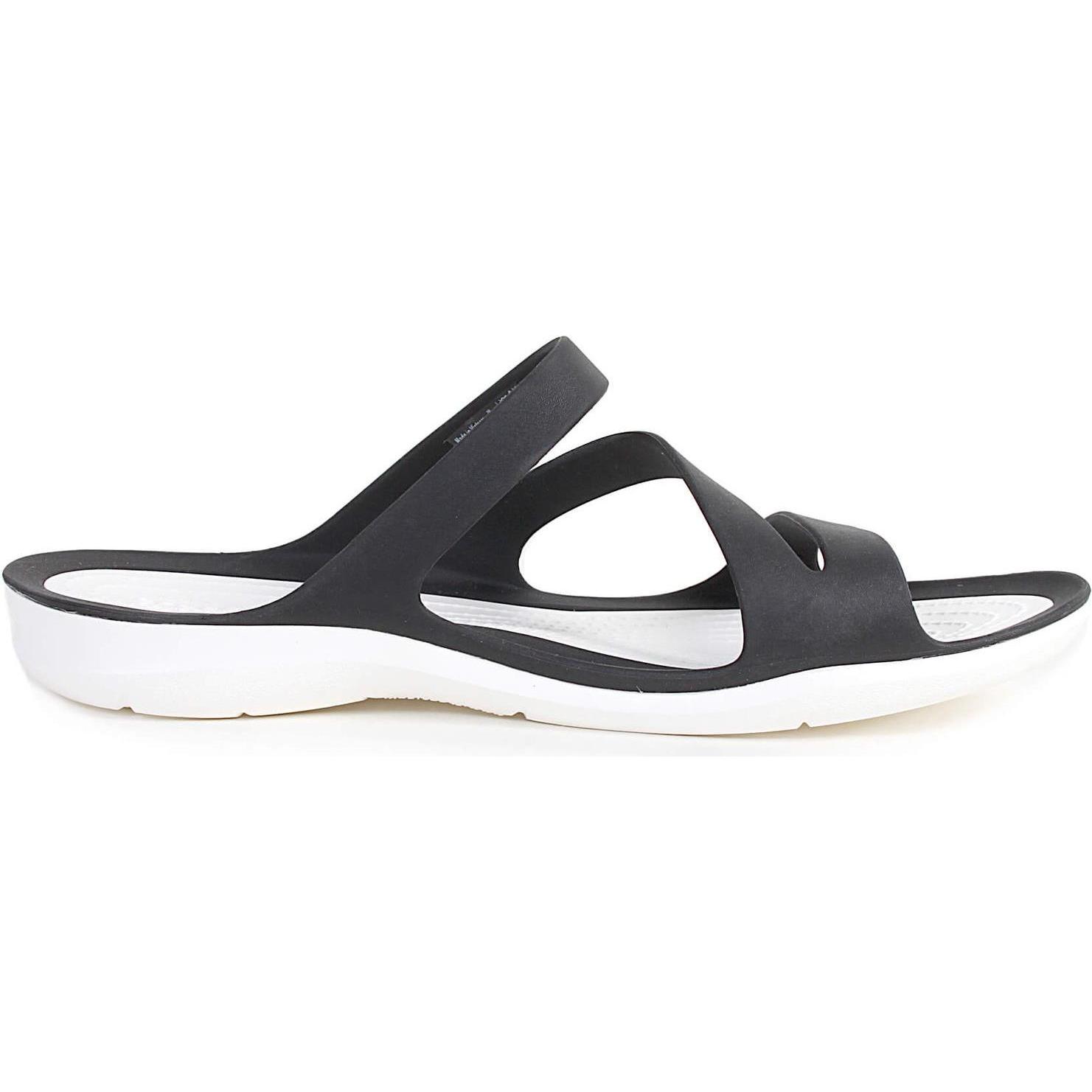 Crocs, Damen, Sandalen, Swiftwater, Schwarz, (36, 37)