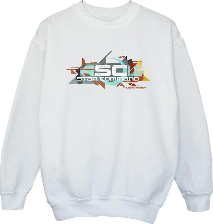 Actual product image Disney Girls Lightyear Star Command Graphic Title Sweatshirt (104)