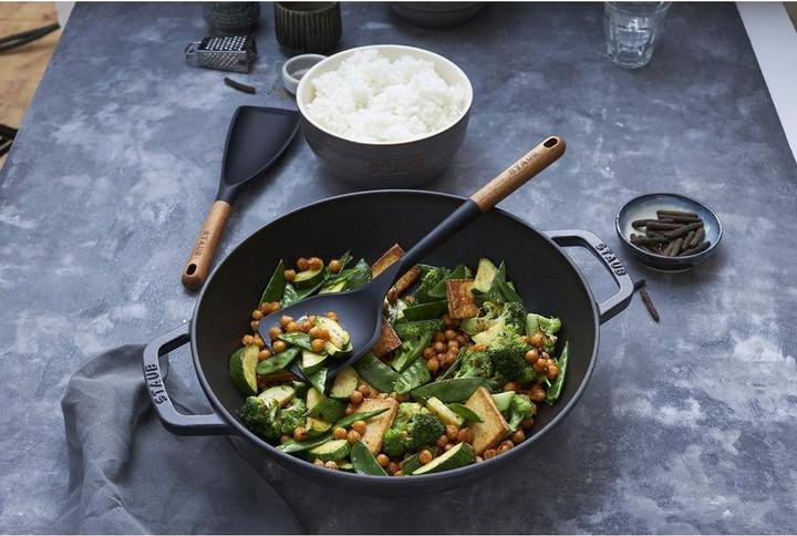 Productafbeelding Staub Wokdraaier met acaciahouten handvat, 31 cm