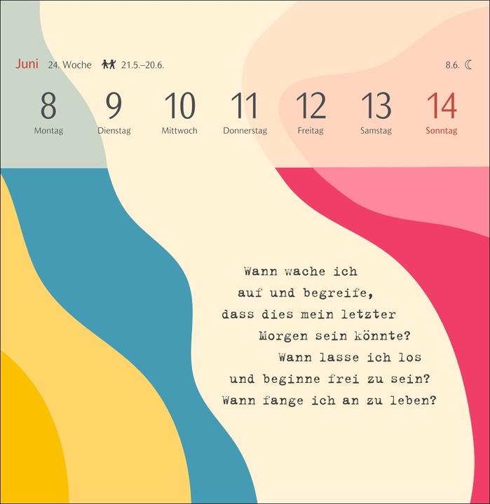 Immagine prodotto Harenberg Clara Louise: Die Sonne in Orange getaucht Premium-Postkartenkalender 2026 - 53 Postkarten mit