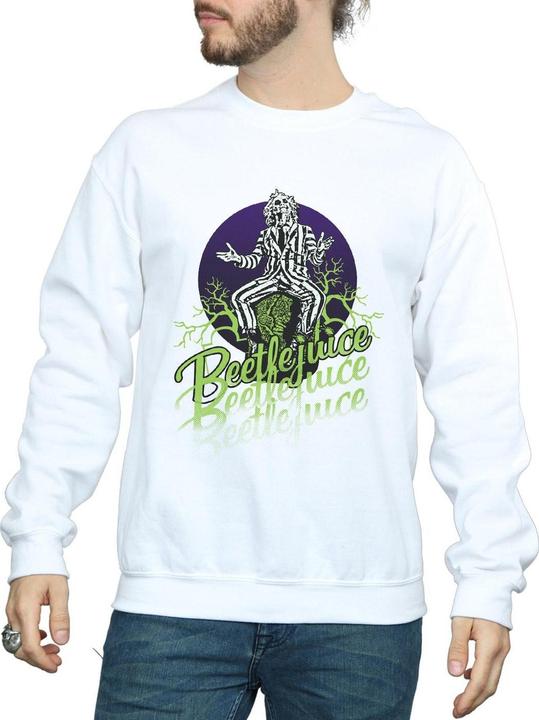 Image du produit Beetlejuice Mens Faded Pose Cotton Sweatshirt (S)