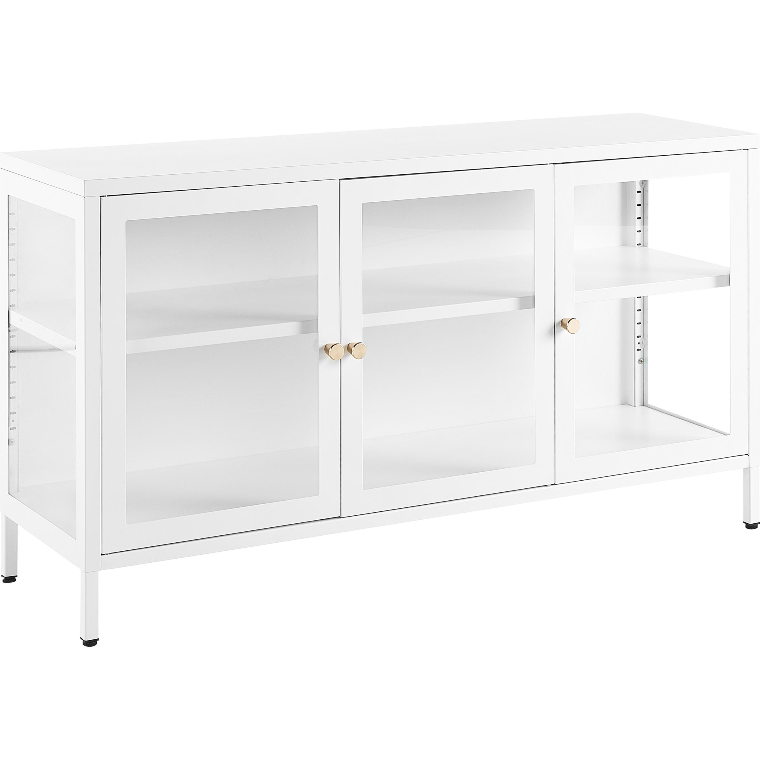 Beliani, Vitrine + Buffetschrank, Newport (115 x 65 x 35 cm)