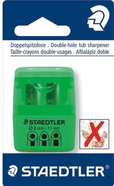 Staedtler Doppelspitzdose neon grün 51260F50BK