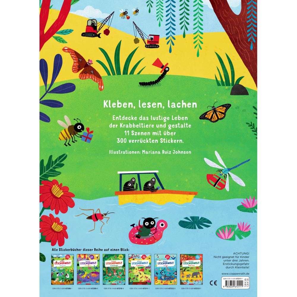 Thumbnail - Coppenrath, Sticker, Wimmel-Stickerwelt – Krabbeltiere