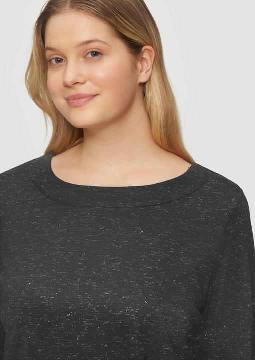 Image du produit S.Oliver T-Shirt Langarm-Shirt mit Metallic-Garn-Effekt (52)