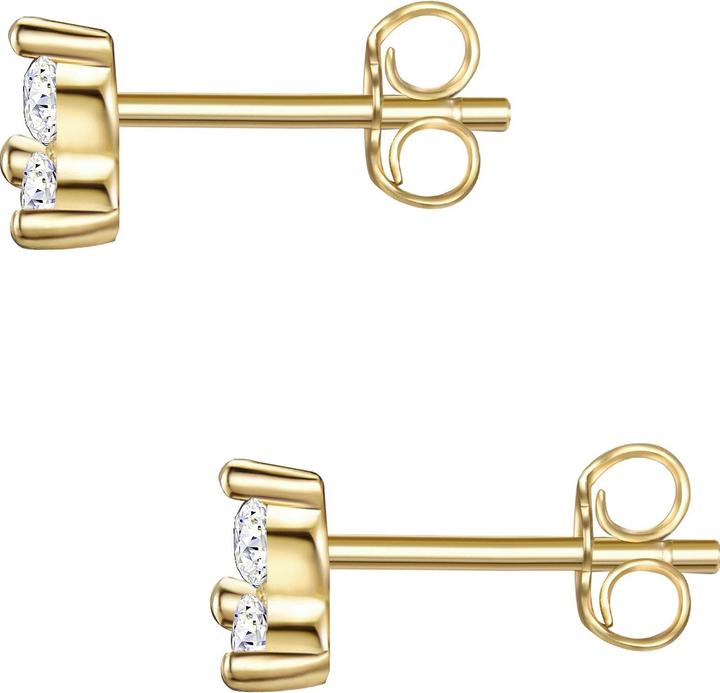 Image du produit Glanzstücke München Femme argent sterling zirconium or jaune - 12462 (Argent Sterling)