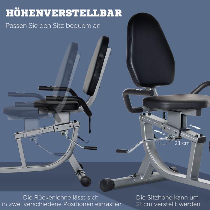 Actual product image Swisshandel24 Recumbent ergometer