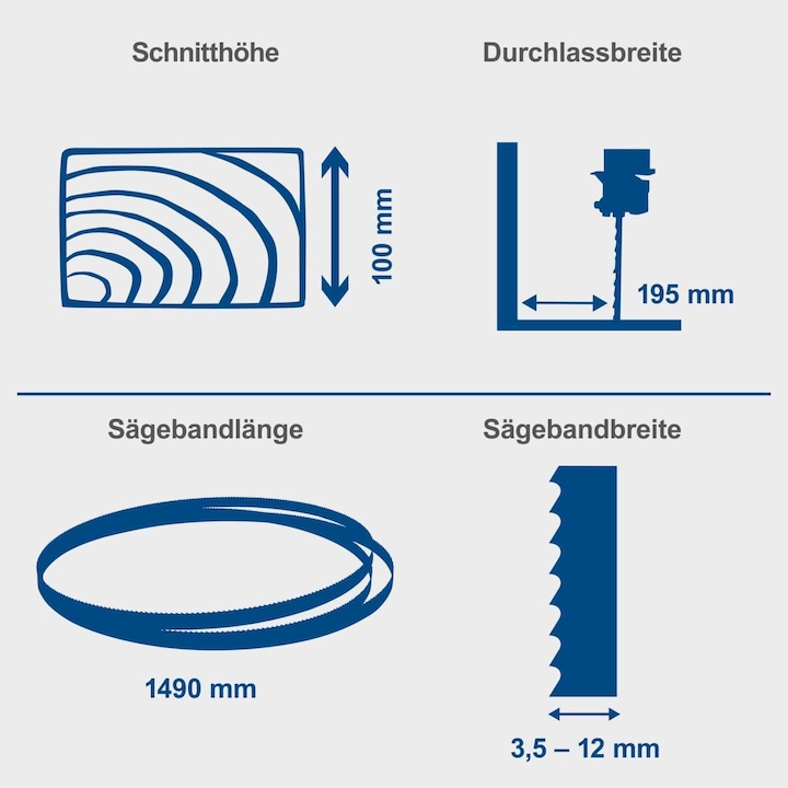 Produktbild Scheppach Bandsäge Basa 1