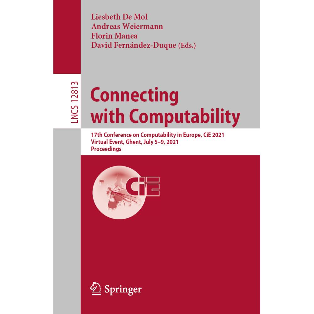 Connecting with Computability, Fachbücher von Andreas Weiermann, Florin Manea, Liesbeth De Mol, David Fernández-Duque