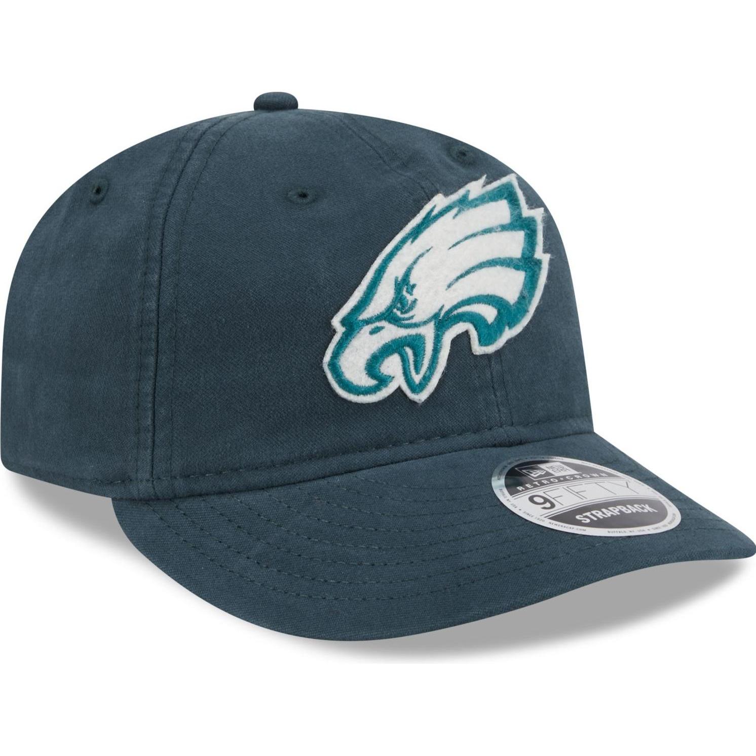 New Era, Herren, Cap, 9Fifty Retro Crown Cap Felt Philadelphia Eagles, Grün
