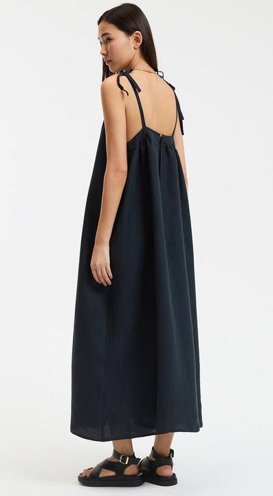 Actual product image La Redoute Collections Langes ausgestelltes Leinenkleid (L)