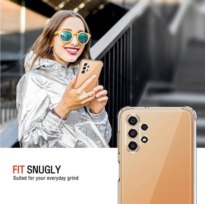 Actual product image Screenguard Crystal Soft Airbag Bumper (Samsung Galaxy A13)