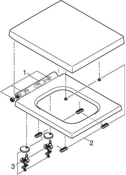 Produktbild Grohe Cube Keramik WC-Sitz mit Soft Close