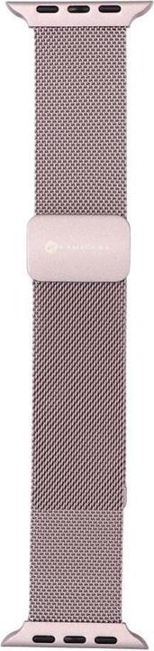 Image du produit Forcell Bracelet pour Apple Watch F-Design FA14 acier magnétique 42 / 44 / 45 / 49 mm rose (Acier inoxydable)