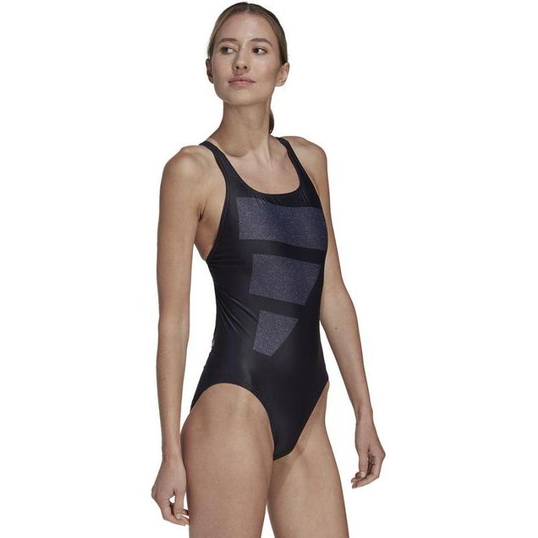 Adidas, Donne, Costume da bagno intero, Damen Big Bars Suit Badeanzug, (44)