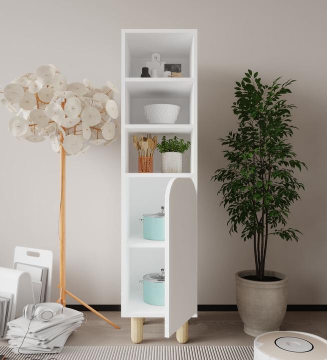 Image du produit Homitis Parma Single Multi Purpose Cabinet (37 x 40 x 155 cm)