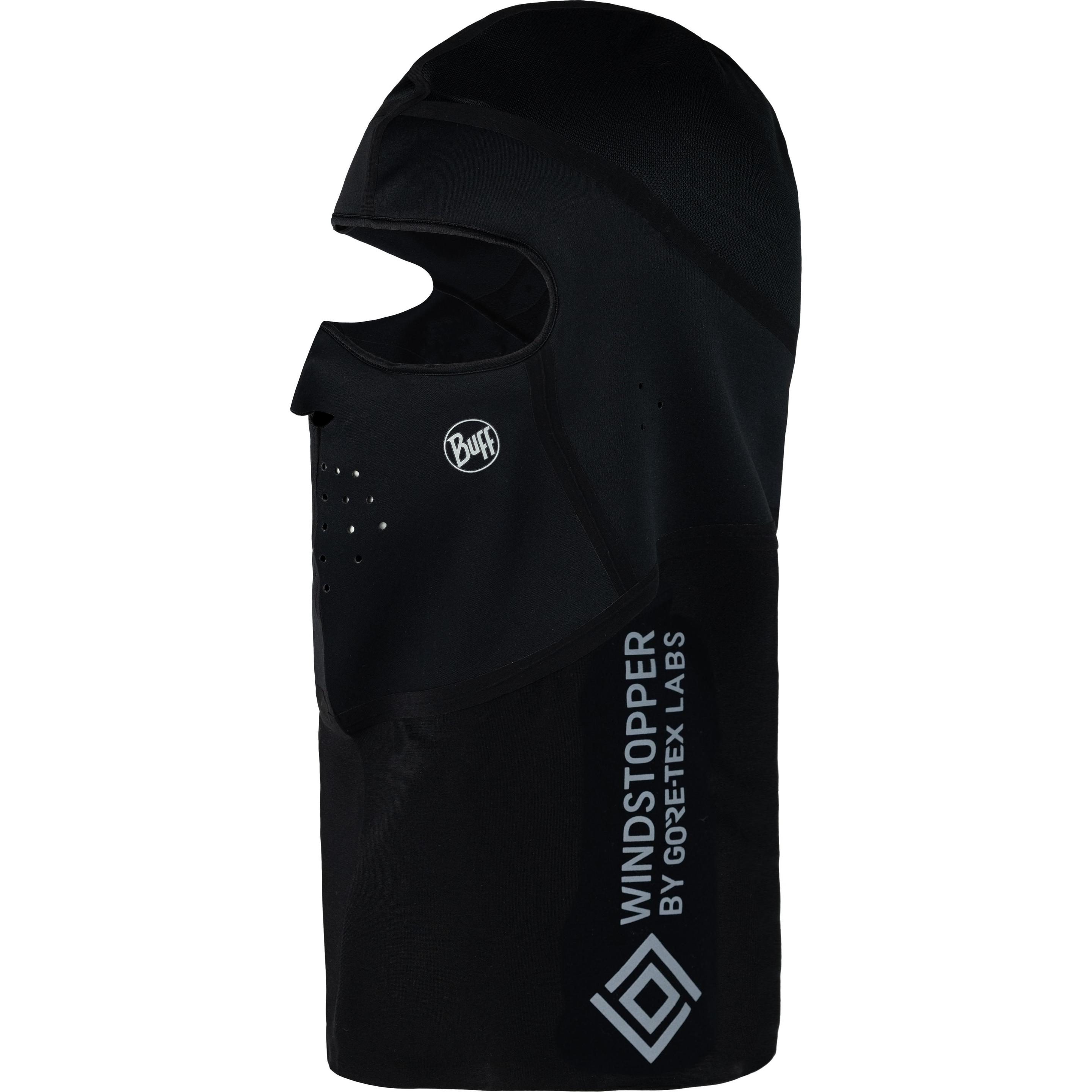 Buff, Herren, Sturmhaube + Halsschlauch, Windproof Balaclava, Schwarz, M