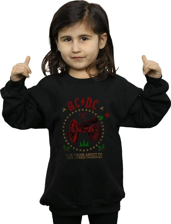 Produktbild AC/DC Christmas For Those Sweatshirt Mädchen (128)