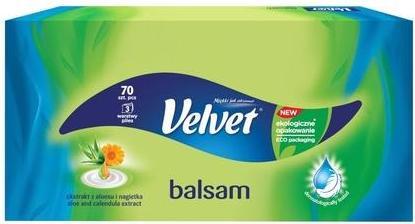 Velvet Feuchtigkeitsspendende Hygienetücher U-70 40 (Intimwaschlotion)