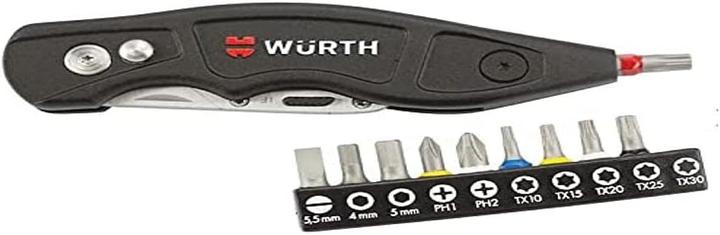 Würth Trapezklingen-Messer-Set mit Bits & Gürteltasche (Cutters)