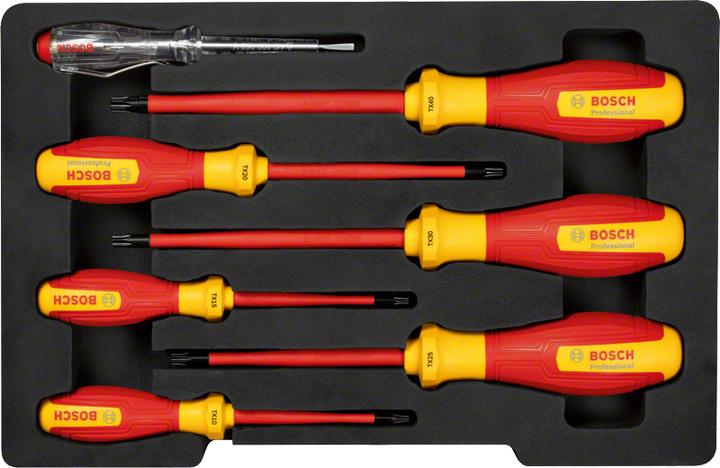 Produktbild Bosch Professional Combo Kit VDE-Schraubendreher-Set TX, 7-tlg. (Pin-torx)