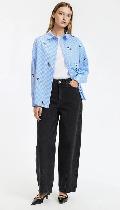 Actual product image La Redoute Collections Gestreiftes Hemd aus Baumwolle (46)