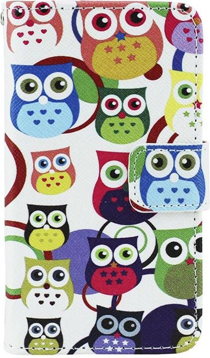 Actual product image König Design Protective cover mobile case (flip landscape) for mobile Nokia Lumia 630 / Lumia 635 Colourful owls (Nokia Lumia 630, Nokia Lumia 635)