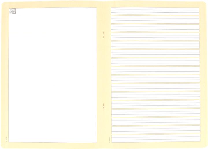 Image du produit Oxford Cahier d'histoires, A4 (A4, À rayures, Couverture rigide)