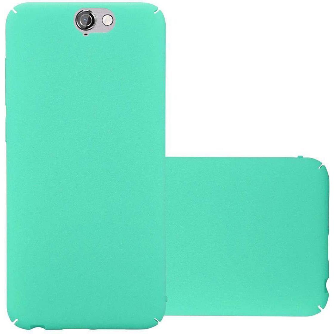 Cadorabo Hard Cover Frosty Cover (HTC One A9), Smartphone Hülle, Grün