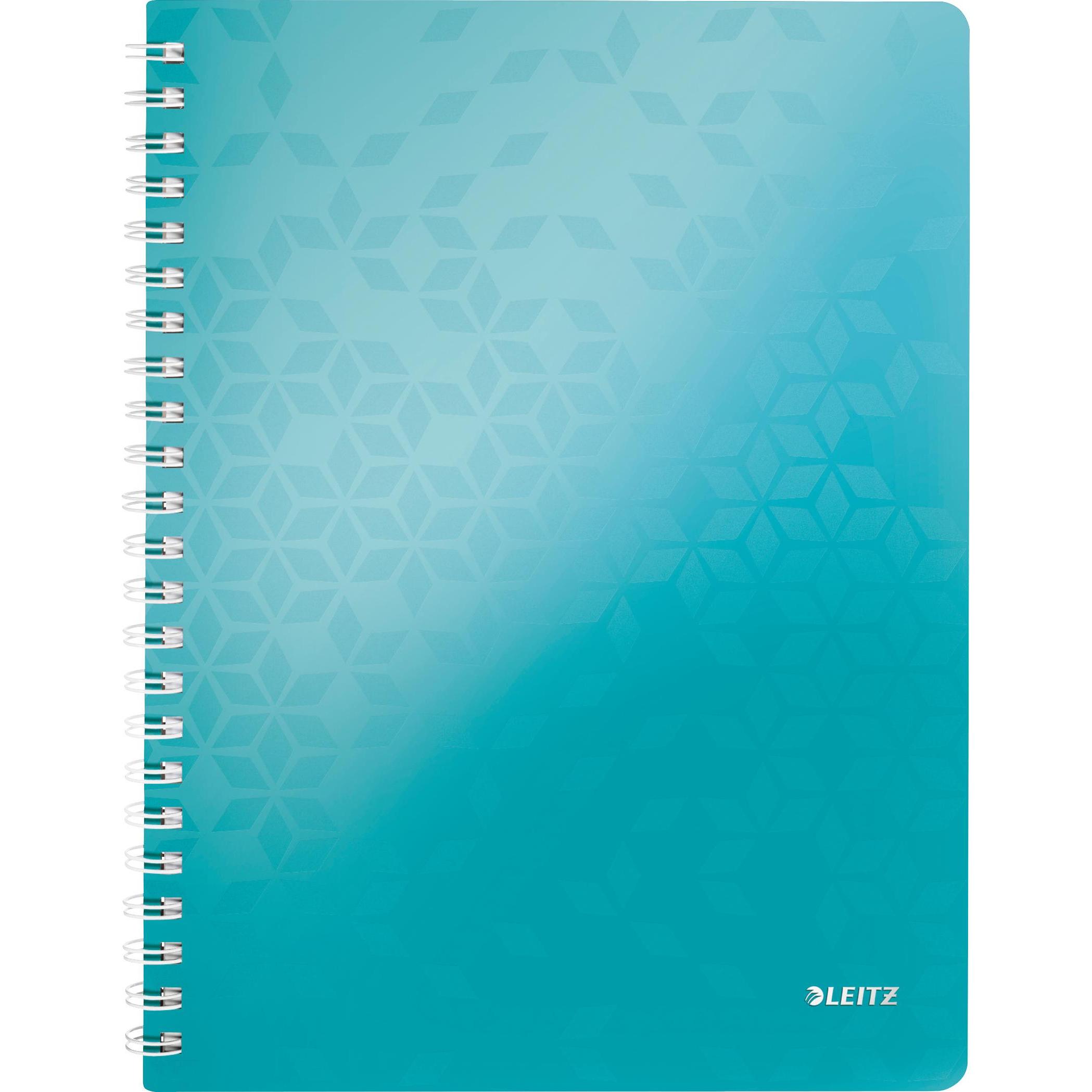 Leitz, Heft + Block, Spiralblock WOW (A4, Liniert, Weicher Einband)