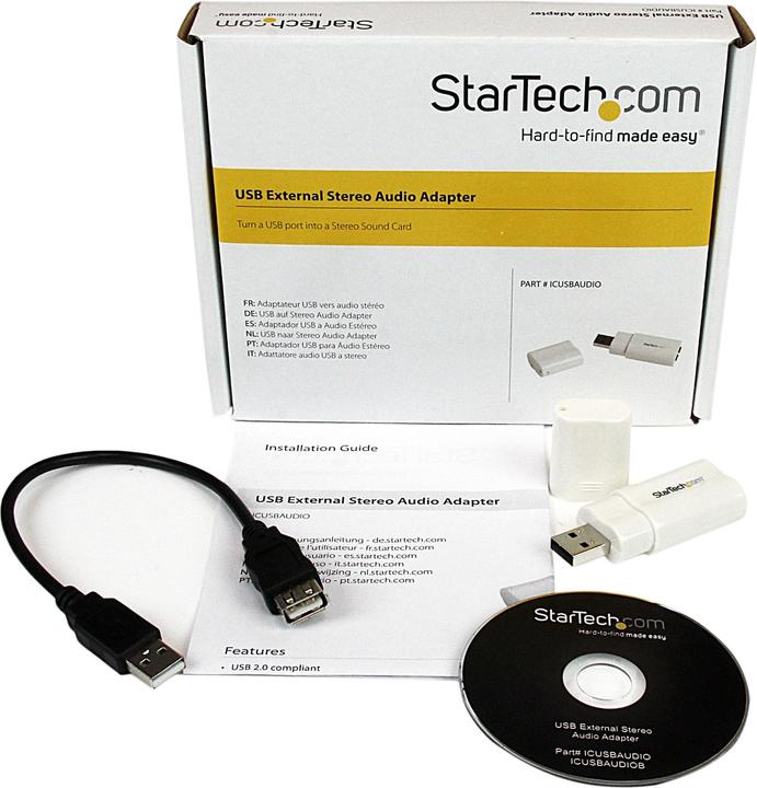 Actual product image StarTech USB 2.0 to Audio Adapter (USB 2.0)