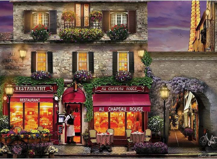 Immagine prodotto Eurographics Al ristorante Chapeau Rouge (1000 pezzi)