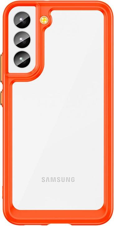 Produktbild Hurtel Outer Space Case Cover für Samsung Galaxy S22 + (S22 Plus) Hardcover mit Gelrahmen Rot (Samsung Galaxy S22+)