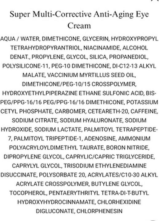 Image du produit Kiehl's Super Multi-Corrective Eye Zone Treatment (Gel pour le soin des yeux, Jour + nuit, 14 ml)
