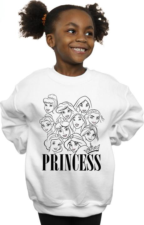 Produktbild Disney Princess Multi Faces Sweatshirt Mädchen (104)