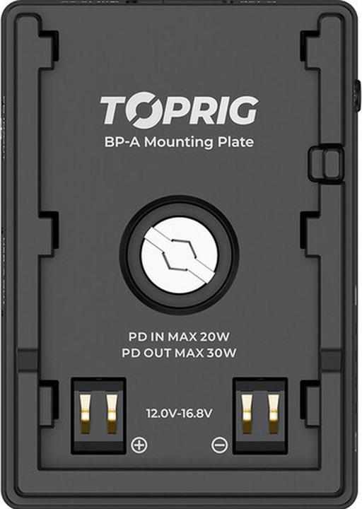 Immagine prodotto Accsoon Toprig BP-A Battery Plate (BC08) (Batteria della fotocamera)