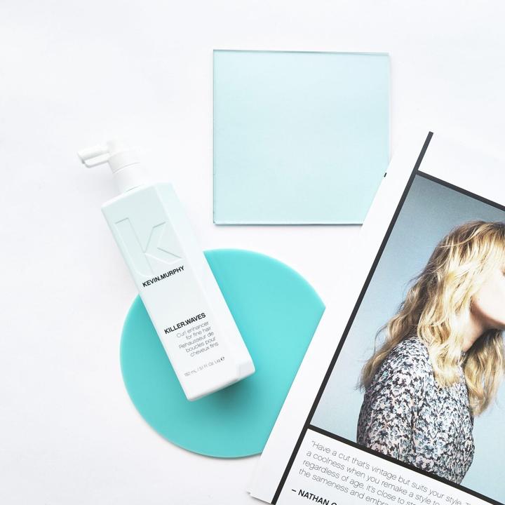 Actual product image Kevin Murphy Spray for strengthening fine. wavy and curly hair Killer.Waves ( Curl Enhancer for (150 ml)